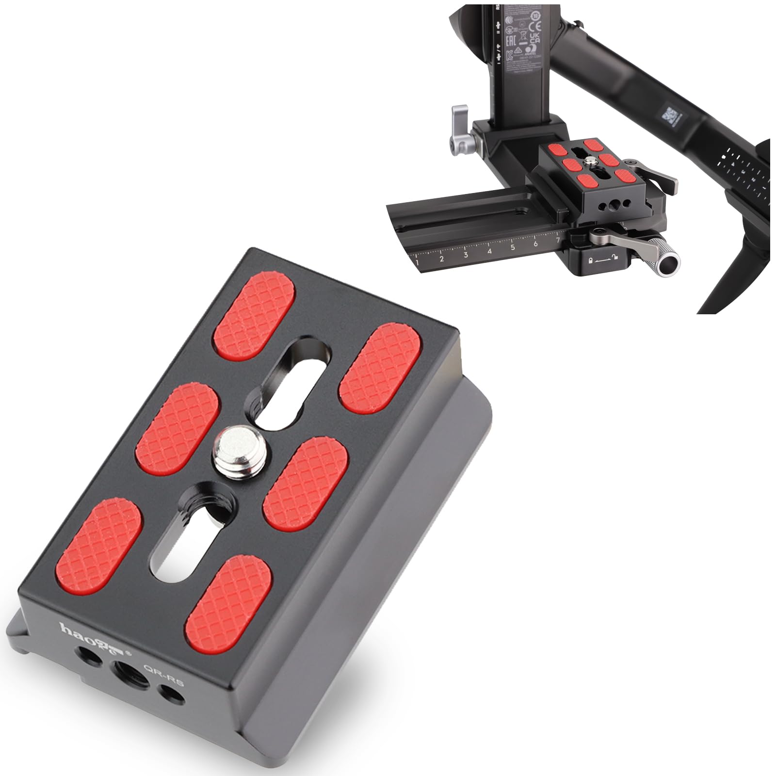 Amazon.com : Haoge QR-RS Camera Mounting Quick Release Plate